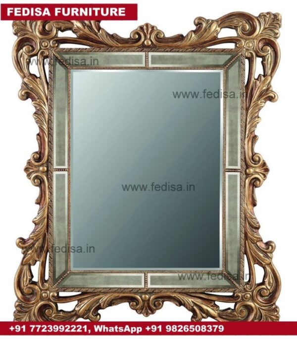 Brass Mirror Beautiful Mirrors For Living Room At Affordable Price In India