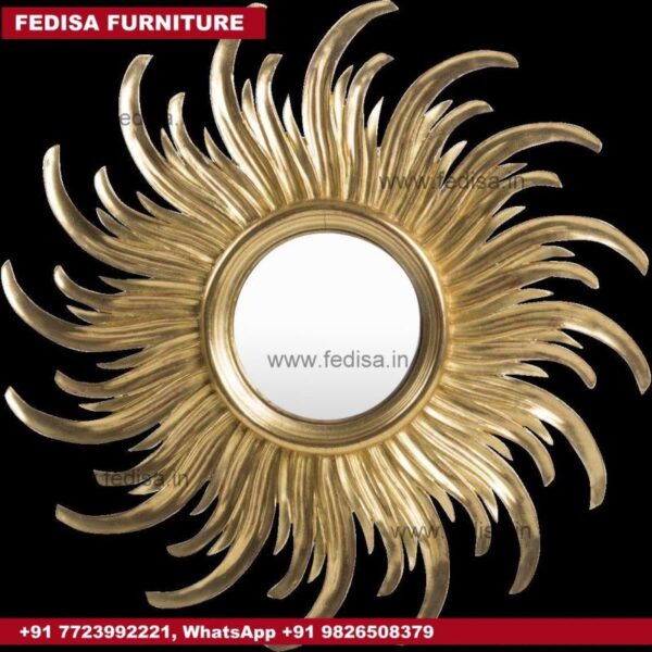 Large Gold Mirror Adhesive Bathroom Mirror At Affordable Price In India