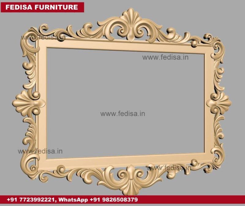 Copper Mirror Wavy Frame Mirror At Affordable Price In India
