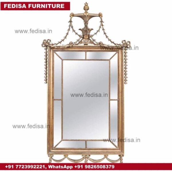 Large Gold Mirror Macrame Wall Mirror At Affordable Price In India