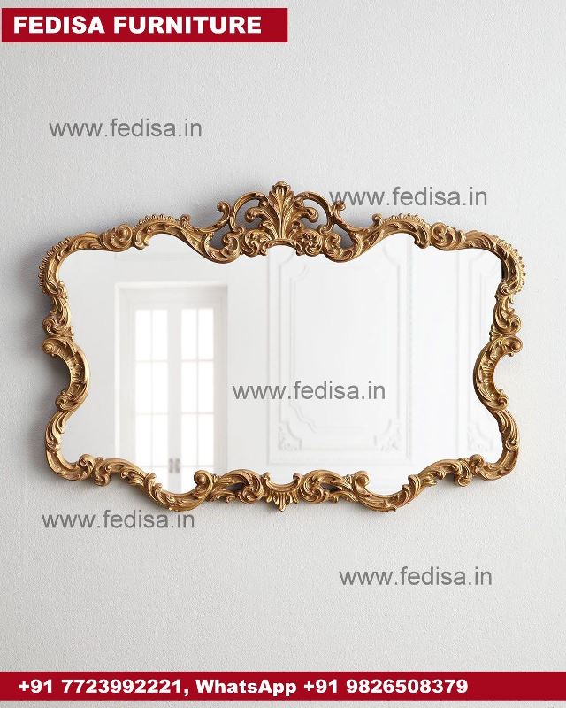 Rustic Mirror Gold Full Length Mirror At Affordable Price In India