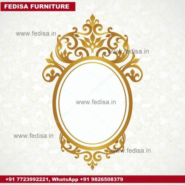Gold Wall Mirror Antique Mirror Wall At Affordable Price In India