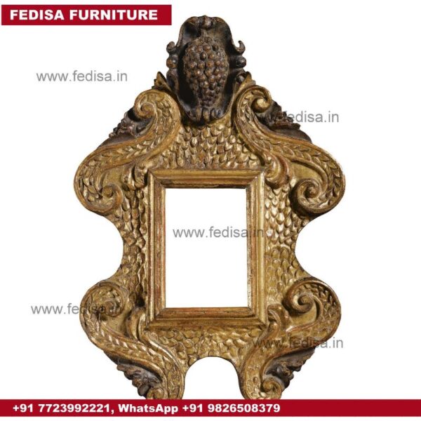 Gold Wall Mirror Wall Mounted Makeup Vanity At Affordable Price In India
