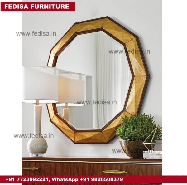 Round Wood Mirror Door Hanging Mirror Wall Mirrors: Best Designer Wall Mirrors