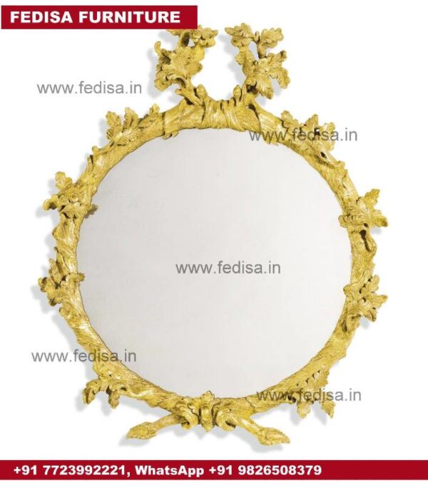Round Wood Mirror Frameless Mirror Ikea Wall Mirrors: Best Designer Wall Mirrors