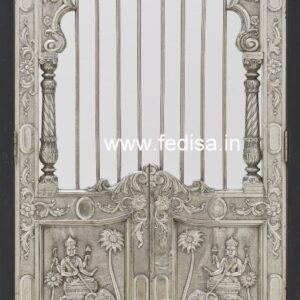 Silver Temple Door? Brass Temple Door? Mandir Wooden Door Design Mandir Main Door Design For Home