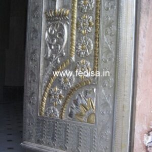 Carved Silver Door Carved Brassr Door Mandir Darwaja Design Temple Jali Door Design