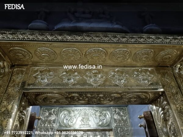 Silver Temple Door? Brass Temple Door? Mandir Glass Door Design For Home Mandir Panel Door Design