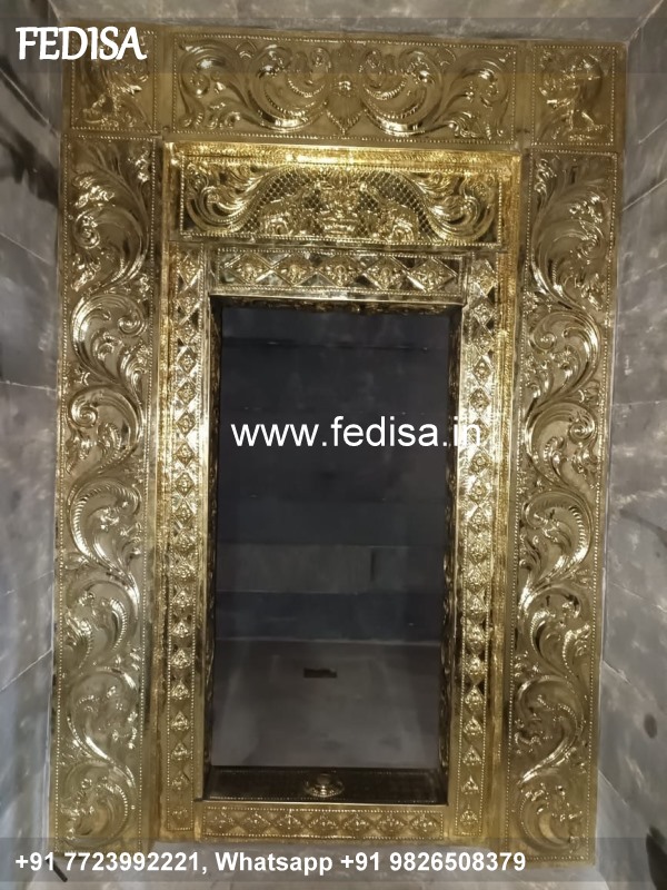 Carved Silver Door Carved Brassr Door Mandir Door Design For Home Temple New Door Design