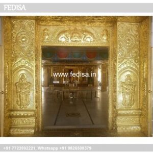 Carved Silver Door Carved Brassr Door Glass Etching Designs For Mandir Mandir Double Door Iron Gate Design