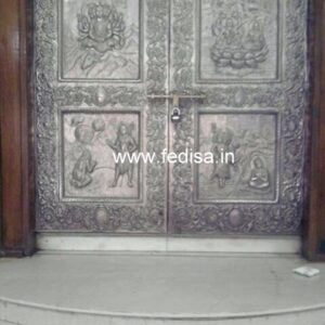 Silver Temple Door? Brass Temple Door? Mandir Door Design Mandir Bedroom Door Design 2020