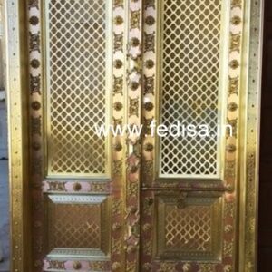 Jain Temple Silver Door Antique Doors Pooja Mandir Glass Door Design Temple Aluminum Door Design