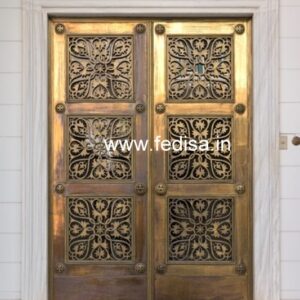 Carved Silver Door Carved Brassr Door Temple Door Design For Home Temple New Jali Door Design 2020