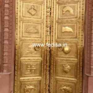 Silver Temple Door Brass Temple Door Temple Double Door Design Temple Veneer Door Design