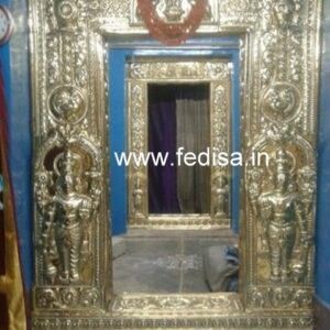 Silver Temple Door? Brass Temple Door? Temple Glass Door Design Mandir Best Door Designs