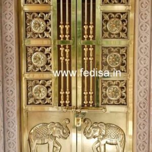 Carved Silver Door Carved Brassr Door Mandir Darwaja Design Mandir Round Door Design