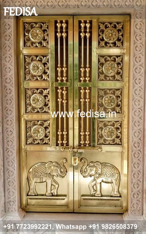 Carved Silver Door Carved Brassr Door Mandir Darwaja Design Mandir Round Door Design