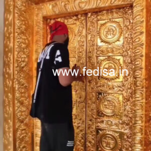 Silver Temple Door? Brass Temple Door? Wooden Door Design For Temple Temple Door And Window Design