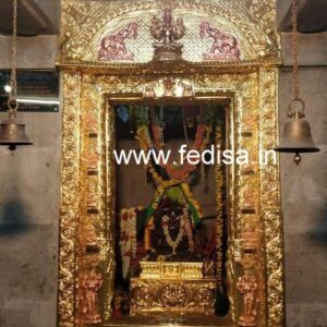 Silver Temple Door? Brass Temple Door? Home Mandir Door Design Mandir White Door Design
