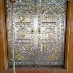 Silver Temple Door? Brass Temple Door? Temple Wooden Door Design Temple Drawing Room Door Design
