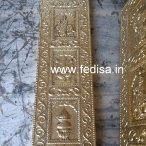 Silver Temple Door? Brass Temple Door? Pooja Mandir Door Design Mandir Vasakal Design