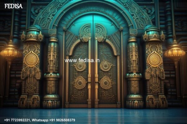 Silver Temple Door? Brass Temple Door? Mandir Glass Door Design Temple Wooden Jali Door Designs For Indian Homes
