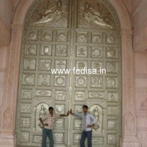 Carved Silver Door Carved Brassr Door Temple Wooden Door Design Mandir God Room Door Design