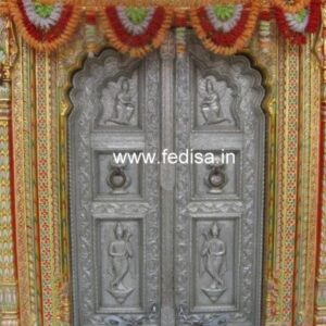 Jain Temple Silver Door Antique Doors Temple Door Design In Glass Temple Bathroom Gate Design