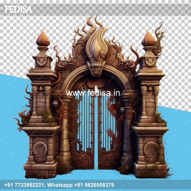 Carved Silver Door Carved Brassr Door Mandir Door Design Mandir Door Border Design