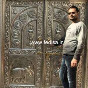 Carved Silver Door Carved Brassr Door Mandir Darwaja Design Temple Door Design 2021