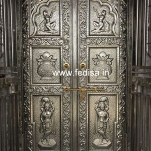 Jain Temple Silver Door Antique Doors Mandir Door Design Temple Stainless Steel Door Design