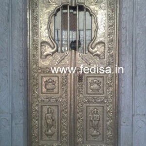 Silver Temple Door? Brass Temple Door? Mandir Glass Door Design For Home Mandir Pooja Room Door Designs For Indian Homes
