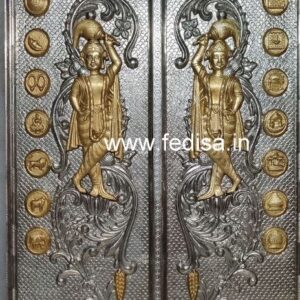 Carved Silver Door Carved Brassr Door Temple Door Design In Glass Temple Luxury Door Handles