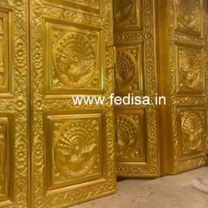 Silver Temple Door? Brass Temple Door? Main Door Brass Designs Temple Modern Door Design For Home