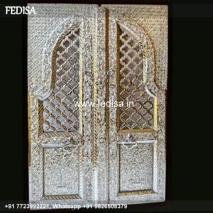 Silver Temple Door? Brass Temple Door? Mandir Door Design Mandir Steel Grill Design For Main Door