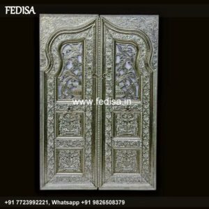 Silver Temple Door? Brass Temple Door? Pooja Mandir Door Design Temple Main Entrance Modern Door Design