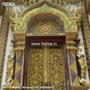 Jain Temple Silver Door Antique Doors Mandir Wooden Door Design Mandir Main Door Design Iron