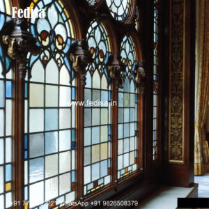 Classic Window Design Traditional Window Design With Glass Panels No-193