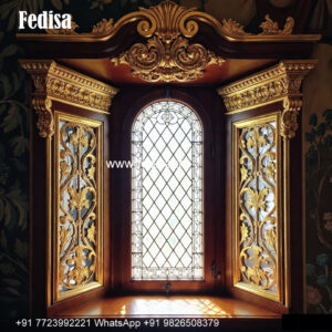 Classic Window Design Stained Glass Window Design No-296