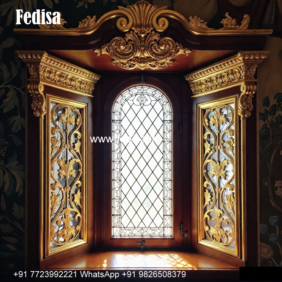 Classic Window Design Stained Glass Window Design No-296