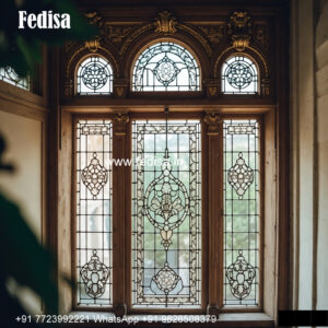 Classic Window Design Traditional Window Design With Glass Panels No-310
