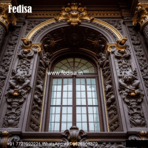 Classic Window Design Front Elevation Window Design No-342
