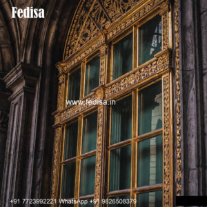Classic Window Design Wooden Frame Window Design No-407