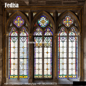 Classic Window Design Traditional Window Design With Glass Panels No-427