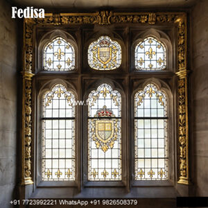Classic Window Design Arched Window Design No-439