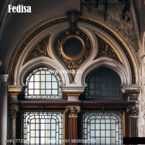 Classic Window Design Wooden Frame Window Design No-446