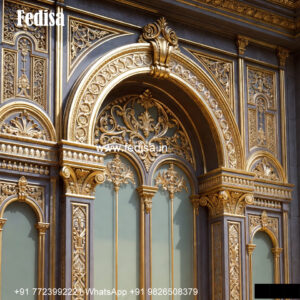 Classic Window Design Carved Wooden Windows No-451