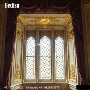 Classic Window Design Front Elevation Window Design No-459