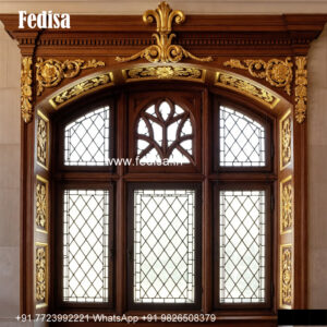 Classic Window Design Stained Glass Window Design No-491