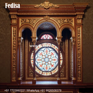 Classic Window Design Wooden Frame Window Design No-641